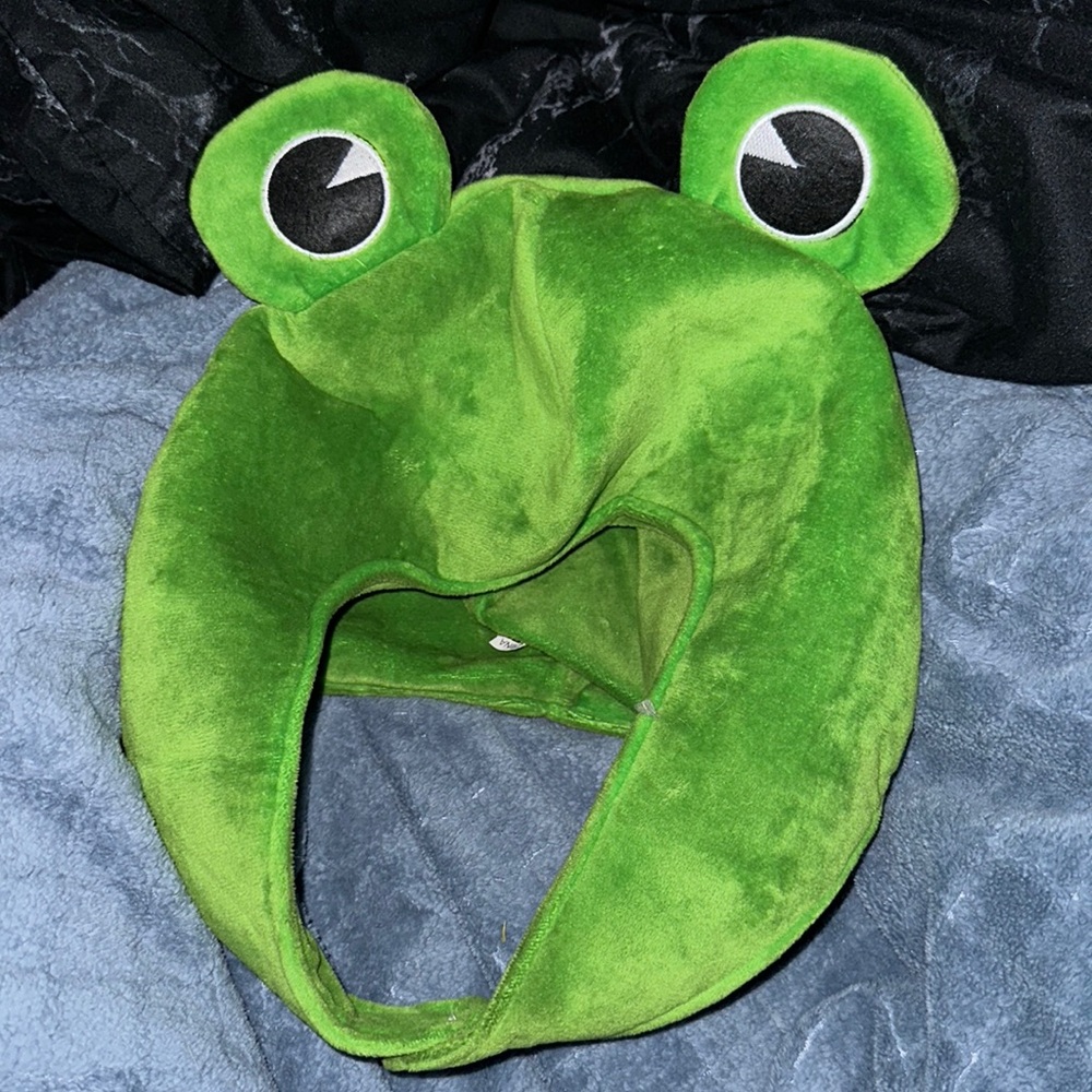 silly frog hat